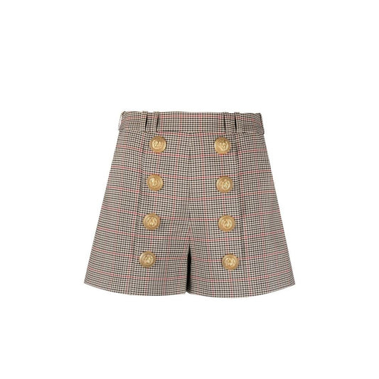 Balmain Hahnentritt-Shorts