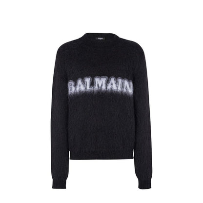 Balmain Logo-Print-Pullover