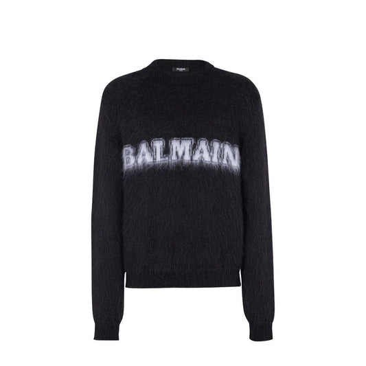 Balmain Logo-Print-Pullover