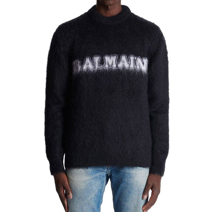 Balmain Logo-Print-Pullover