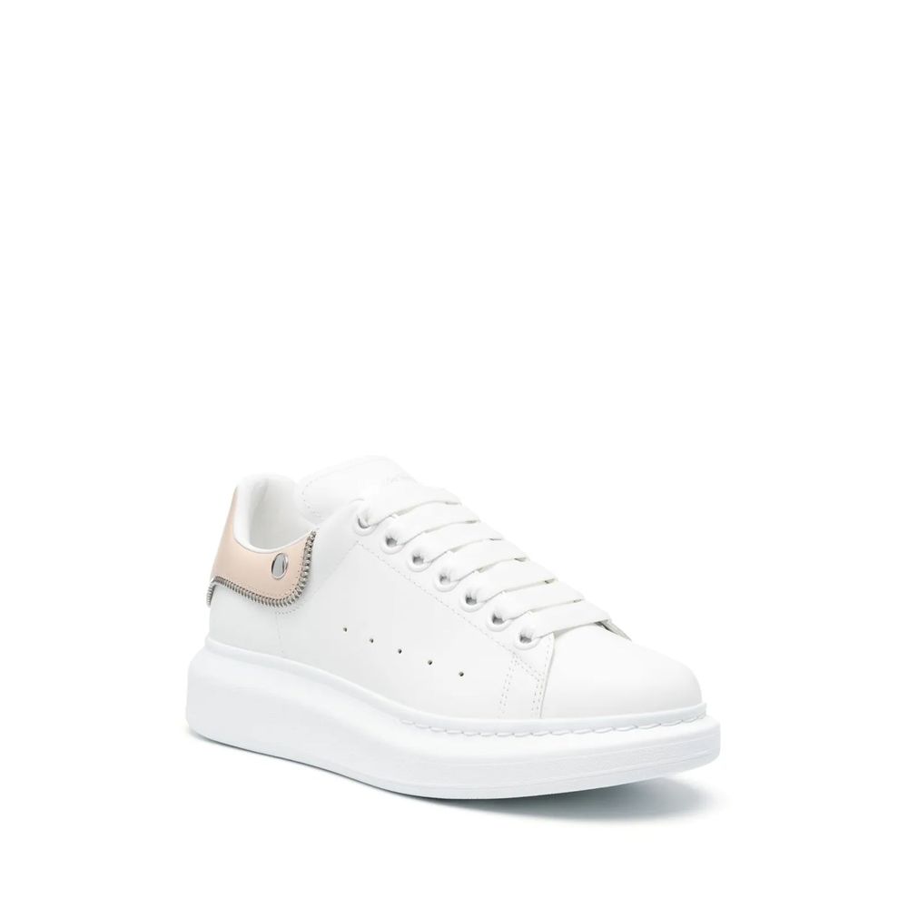 Alexander McQueen Turnschuhe aus Leder in Übergröße