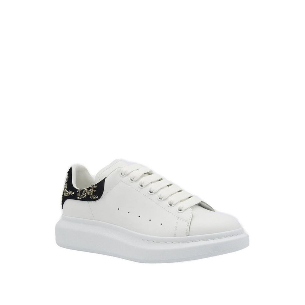 Alexander McQueen Turnschuhe aus Leder in Übergröße