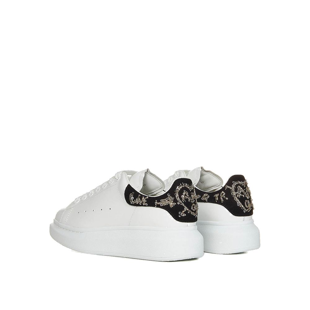 Alexander McQueen Turnschuhe aus Leder in Übergröße