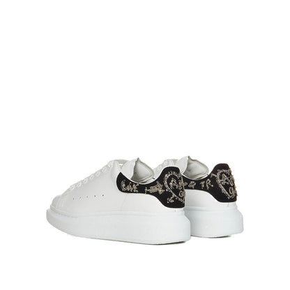 Alexander McQueen Turnschuhe aus Leder in Übergröße