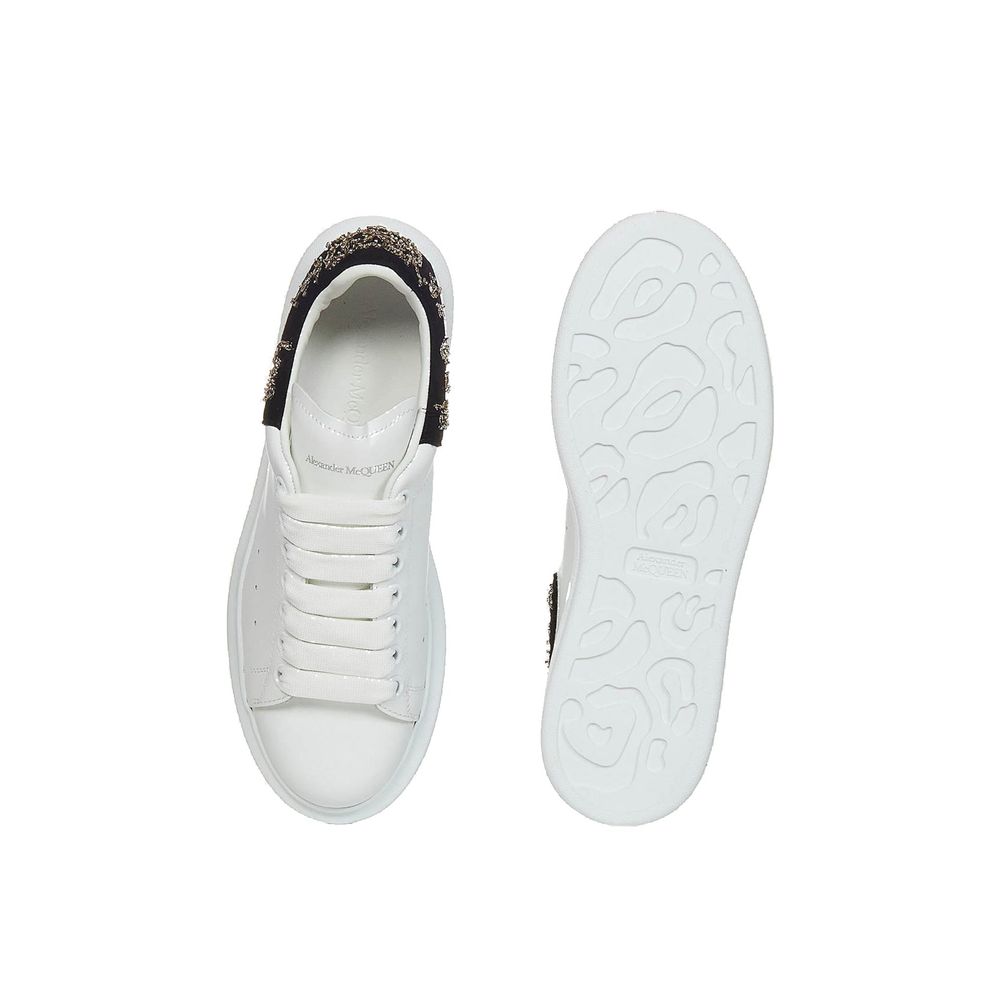 Alexander McQueen Turnschuhe aus Leder in Übergröße