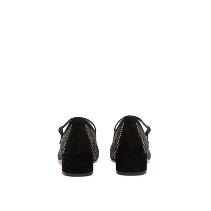 Aquazzura Bürgermeister Kristalle Mesh Pumps 35