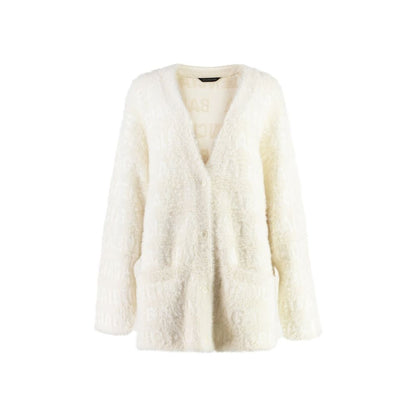 Balenciaga Jacquard-Strickjacke aus einer Wollmischung