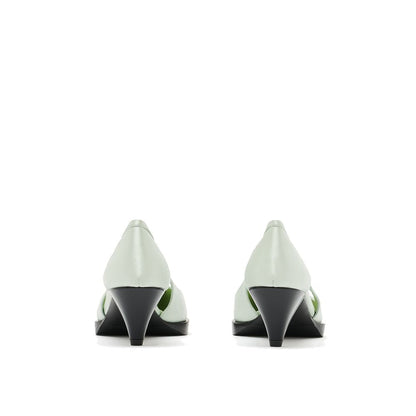 Prada Ausgeschnittene Satin-Pumps