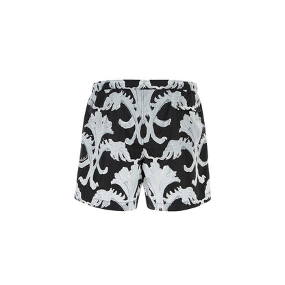 Valentino Metamorphos Wall-Print Badeshorts