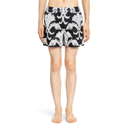 Valentino Metamorphos Wall-Print Badeshorts