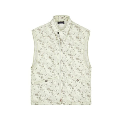 Stone Island Bedrucktes gebürstetes Gilet