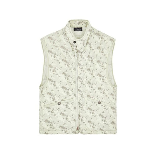 Stone Island Bedrucktes gebürstetes Gilet