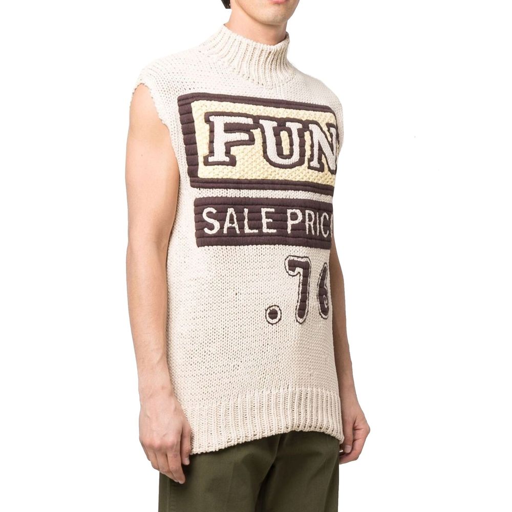 Jil Sander Slogan Print Weste Pullover