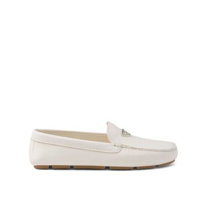 Prada Logo-Leder-Slipper