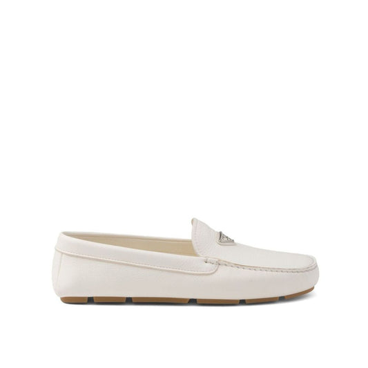 Prada Logo-Leder-Slipper