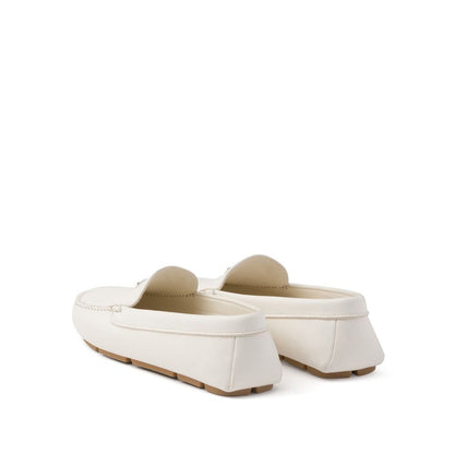 Prada Logo-Leder-Slipper