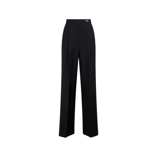 Prada Klassische Logo-Hose aus Wolle