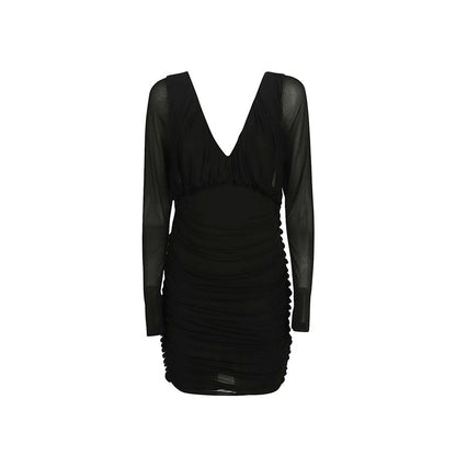 Saint Laurent Drapiertes Minikleid