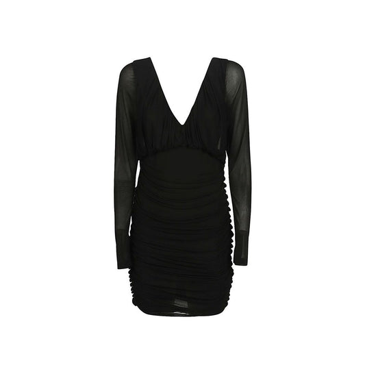 Saint Laurent Drapiertes Minikleid
