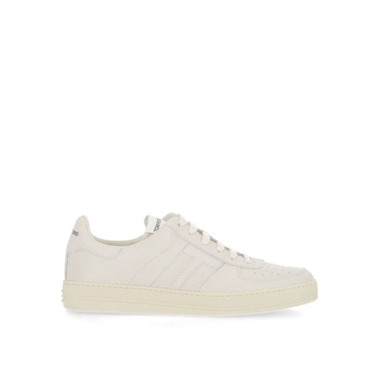 Tom Ford Leder-Logo-Sneakers