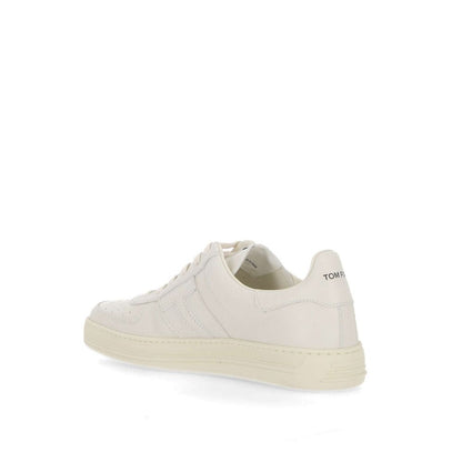 Tom Ford Leder-Logo-Sneakers