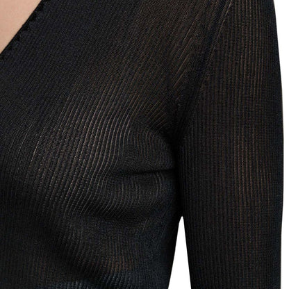 Tom Ford Transparentes Feinripptop