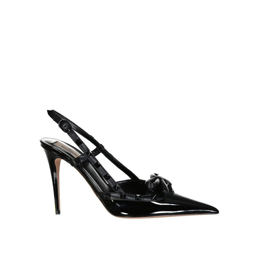 Valentino Garavani Rockstud Leder Slingback Pumps