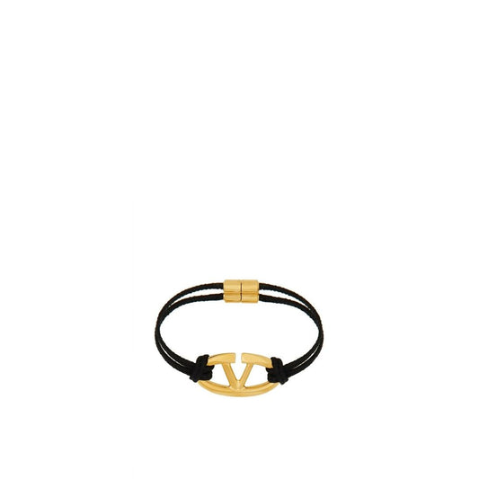 Valentino Garavani V-Logo Baumwollarmband