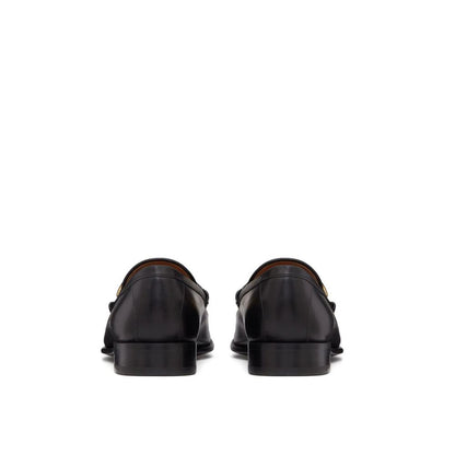 Valentino Garavani V-Logo Moon Leder-Slipper