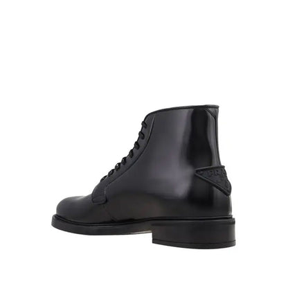Prada Schnürstiefel aus Leder