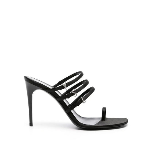 Saint Laurent Jerry 95 Satin-Sandalen
