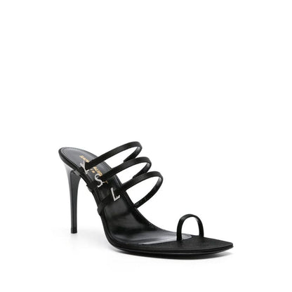 Saint Laurent Jerry 95 Satin-Sandalen