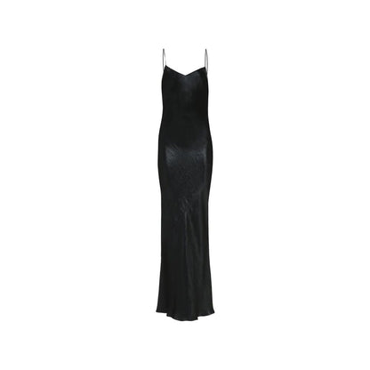 Saint Laurent Langes Kleid aus Satin