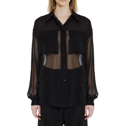 Saint Laurent Hemd aus Seidenkrepp-Musselin