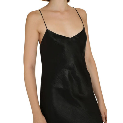Saint Laurent Langes Kleid aus Satin