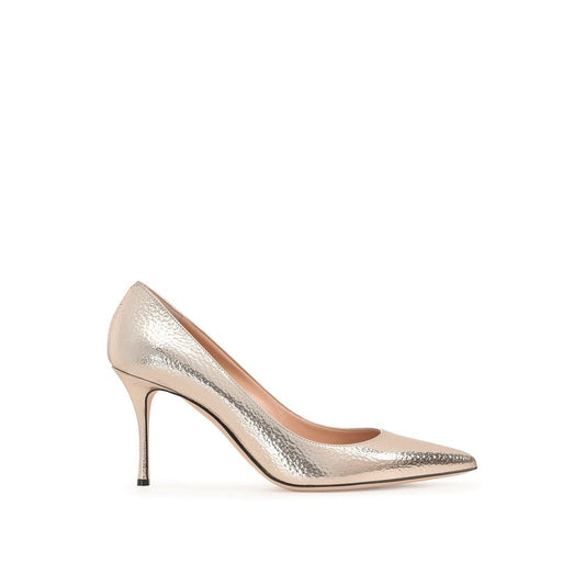 Sergio Rossi Godiva 090 Crack Spiegel Leder Pumps