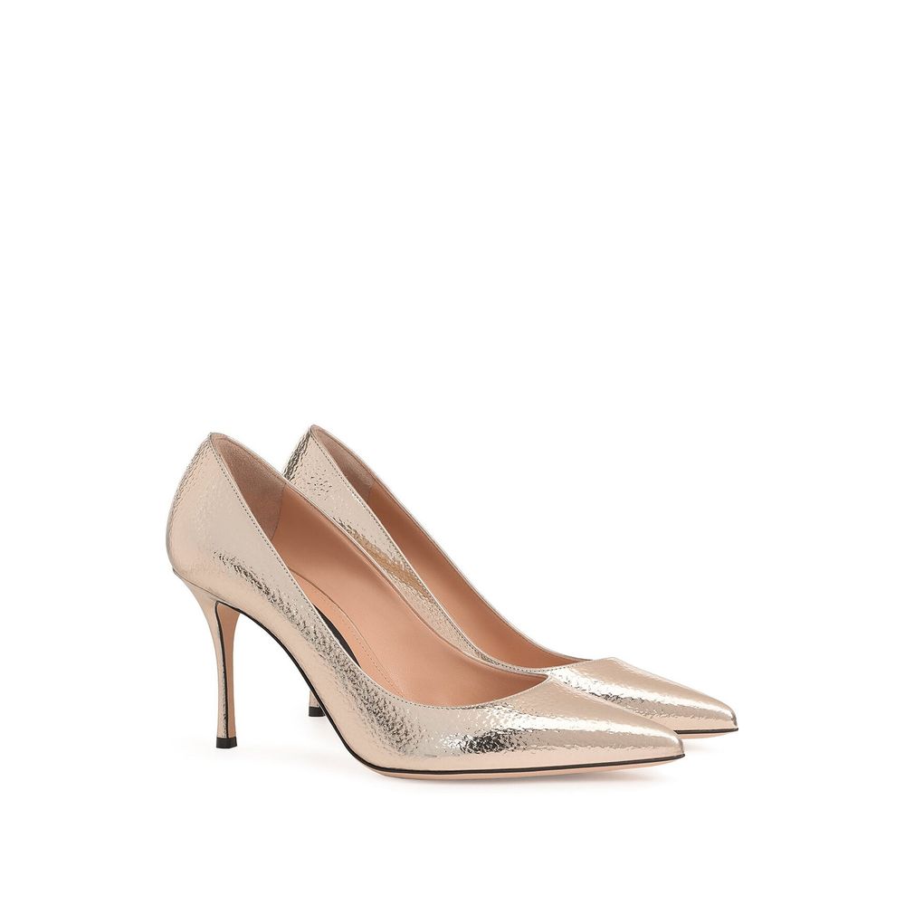 Sergio Rossi Godiva 090 Crack Spiegel Leder Pumps