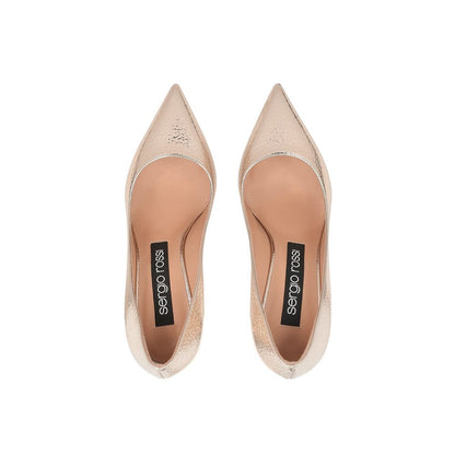 Sergio Rossi Godiva 090 Crack Spiegel Leder Pumps