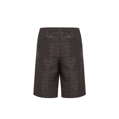 Valentino Logo-Seidenshorts