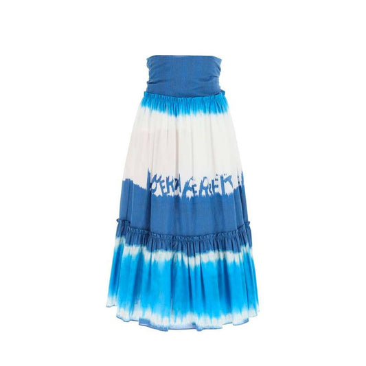 Alberta Ferretti Tie Dye Midirock