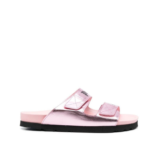 Palm Angels Logo-Sandalen aus Leder