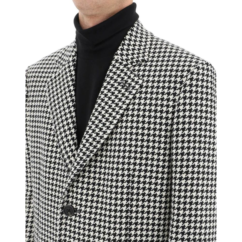 Alexander McQueen Pied-De-Poule-Wollmantel