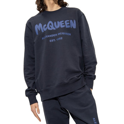 Alexander McQueen Logo-Sweatshirt aus Baumwolle