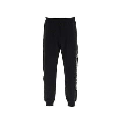 Alexander McQueen Logo-Baumwoll-Hose