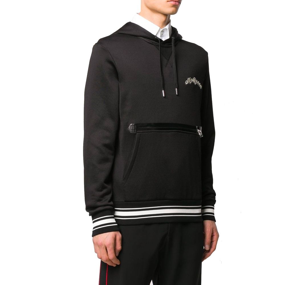 Alexander McQueen Logo-Sweatshirt mit Kapuze