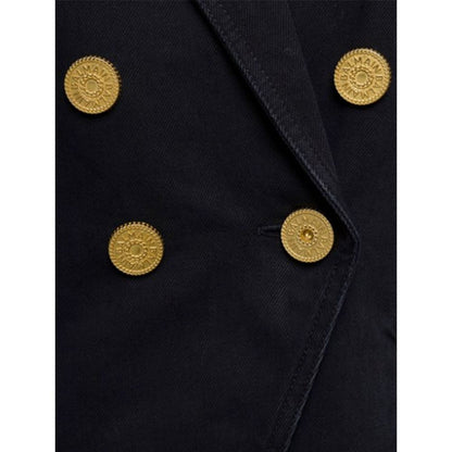 Balmain Zweireihiger Denim-Blazer