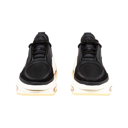 Balmain Turnschuhe aus Leder und Stoff