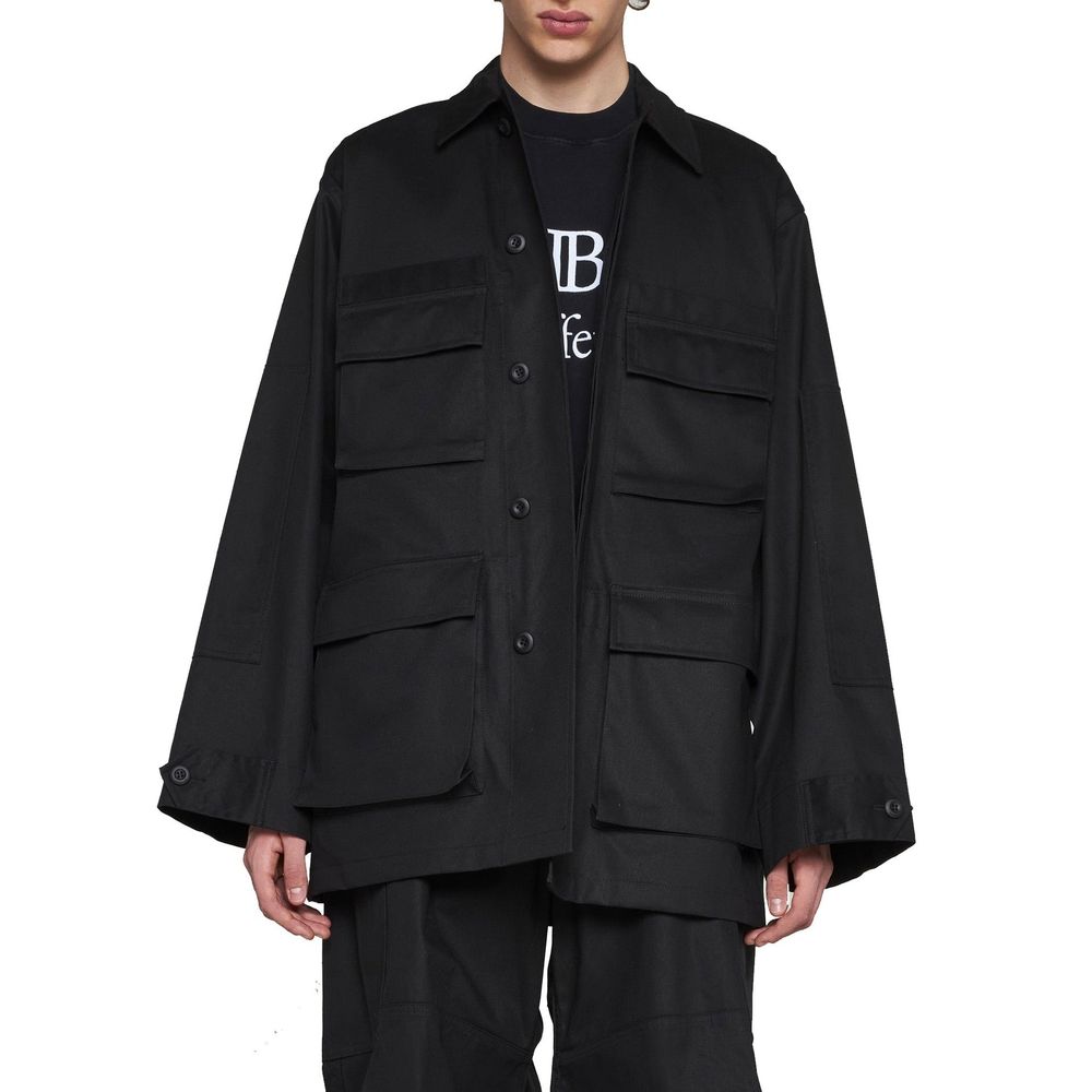 Balenciaga Mehrtaschen-Cargo-Shirt-Jacke