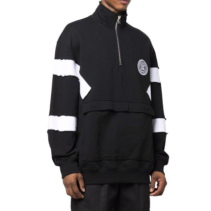 Balmain Sweatshirt aus Baumwolle mit kreisförmigem Logo