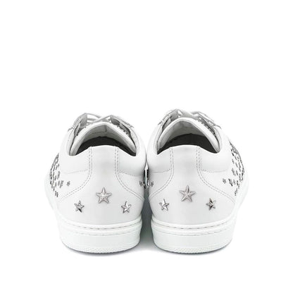 Jimmy Choo Cash Star Leder Turnschuhe